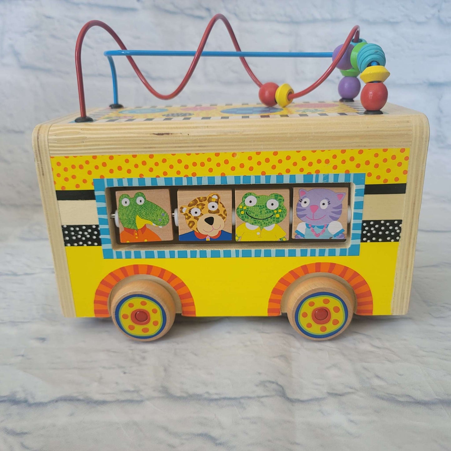 Alex Rolling Busy Bus, Wood, GUC