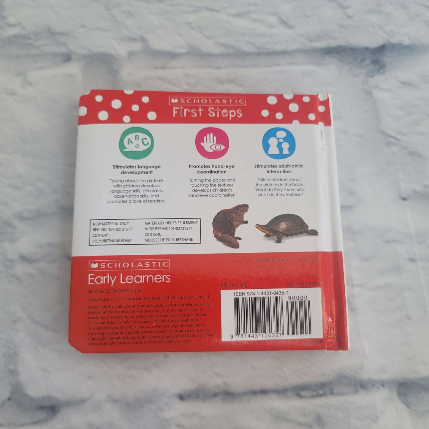 Touch and Feel Book Bundle: Canada and Canadian Animals, VGUC