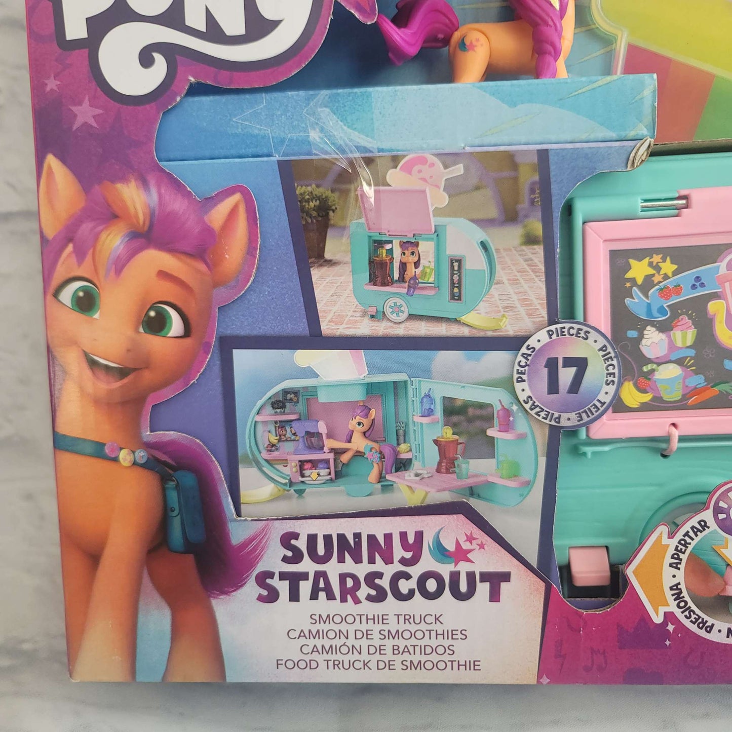 My Little Pony Playset Sunny Starscout Smoothie Truck Set, 5+, NEW