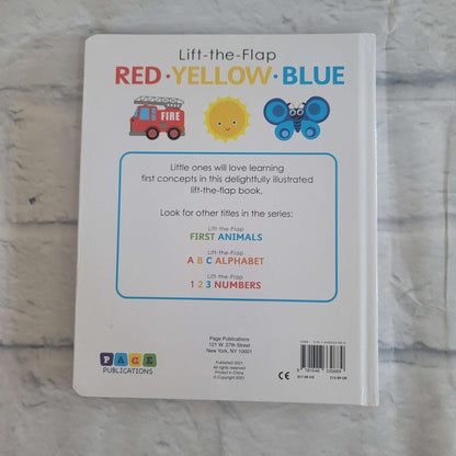 Lift-the-Flap Book Bundle: Red, Yellow, Blue and Learn About Animals, GUC