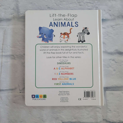 Lift-the-Flap Book Bundle: Red, Yellow, Blue and Learn About Animals, GUC