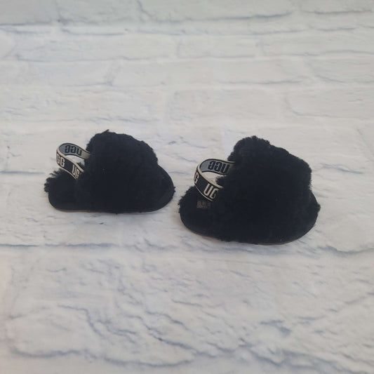 Ugg Slingback Infant Slippers, Black, Size 2, EUC, Shoes 2 (Baby: 0-12 mth)