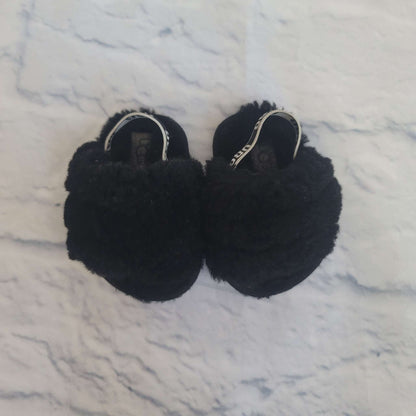 Ugg Slingback Infant Slippers, Black, Size 2, EUC, Shoes 2 (Baby: 0-12 mth)