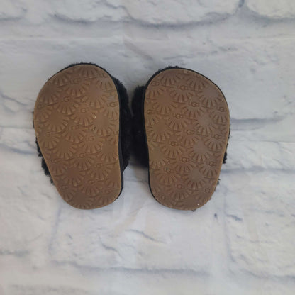 Ugg Slingback Infant Slippers, Black, Size 2, EUC, Shoes 2 (Baby: 0-12 mth)