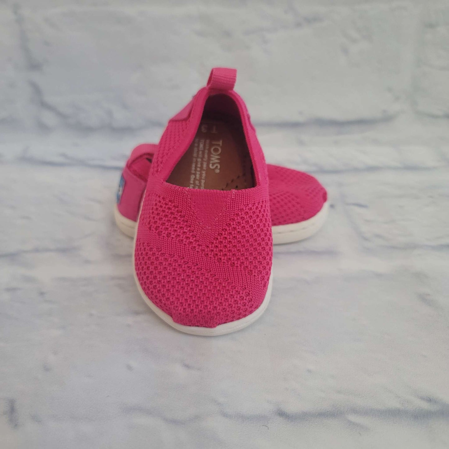 Toms Mesh Slip on Shoes, Pink, Size 3 Toddler, EUC, Shoes 3 (Baby: 0-12 mth)
