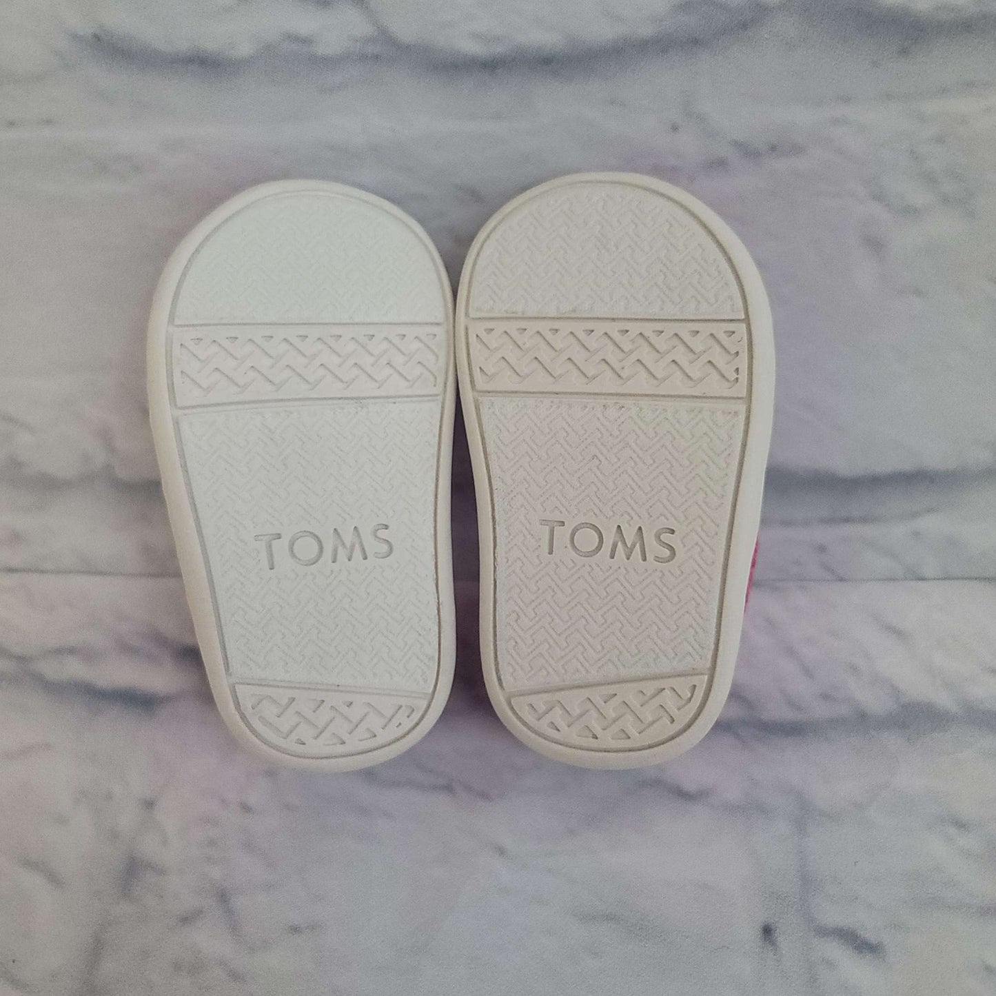 Toms Mesh Slip on Shoes, Pink, Size 3 Toddler, EUC, Shoes 3 (Baby: 0-12 mth)