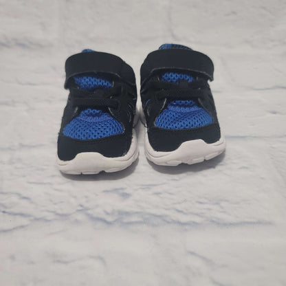 Nike Mesh Sneakers, Black/Blue, Size 3 Toddler, VGUC, Shoes 3 (Baby: 0-12 mth)