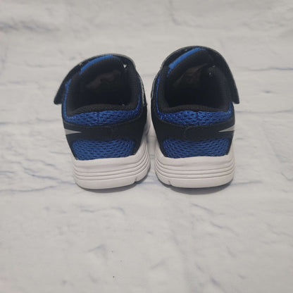 Nike Mesh Sneakers, Black/Blue, Size 3 Toddler, VGUC, Shoes 3 (Baby: 0-12 mth)