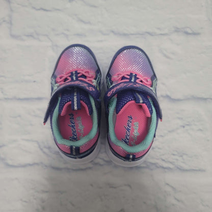 Skeckers Light Up Sneakers, Purple/Pink, Size 5 Toddler, EUC, Shoes 5 (Walkers:12-24 mth)