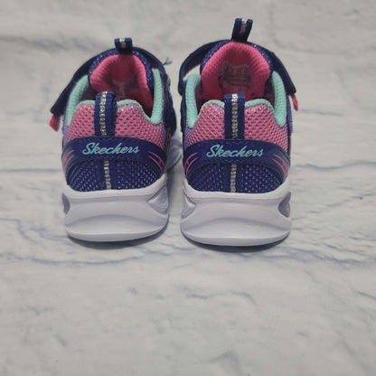 Skeckers Light Up Sneakers, Purple/Pink, Size 5 Toddler, EUC, Shoes 5 (Walkers:12-24 mth)
