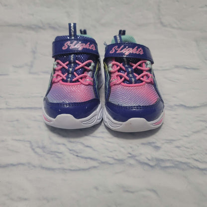 Skeckers Light Up Sneakers, Purple/Pink, Size 5 Toddler, EUC, Shoes 5 (Walkers:12-24 mth)