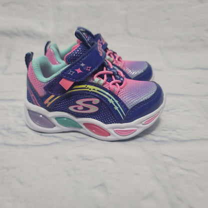 Skeckers Light Up Sneakers, Purple/Pink, Size 5 Toddler, EUC, Shoes 5 (Walkers:12-24 mth)