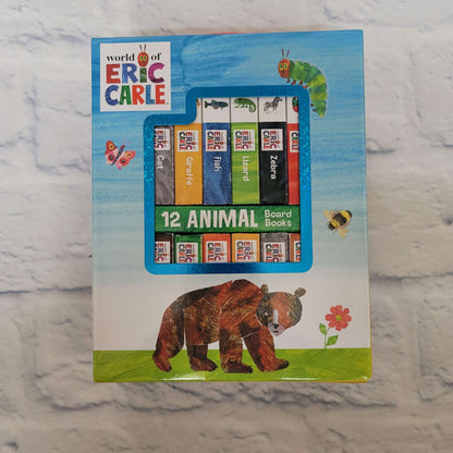 World of Eric Carle, My First Library Animal Board Book Block 12-Book Set