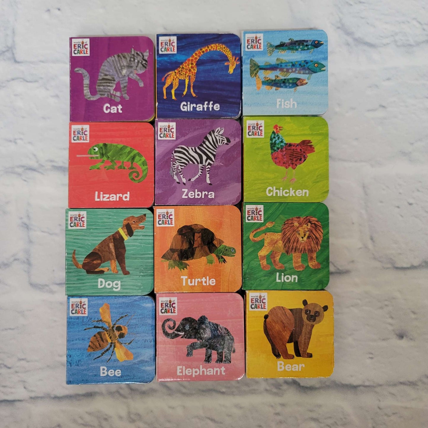 World of Eric Carle, My First Library Animal Board Book Block 12-Book Set