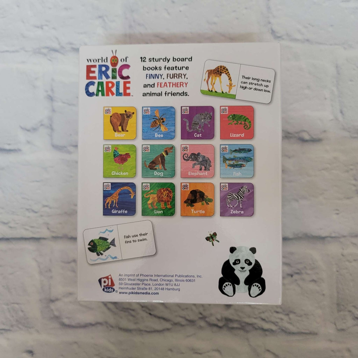 World of Eric Carle, My First Library Animal Board Book Block 12-Book Set