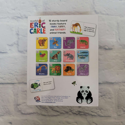 World of Eric Carle, My First Library Animal Board Book Block 12-Book Set