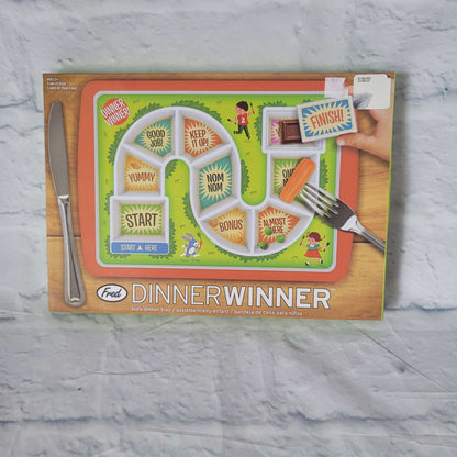 Dinner WInner Divided Plate Tray, 3yrs+, NEW, MSRP $29