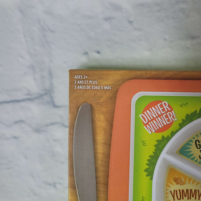 Dinner WInner Divided Plate Tray, 3yrs+, NEW, MSRP $29