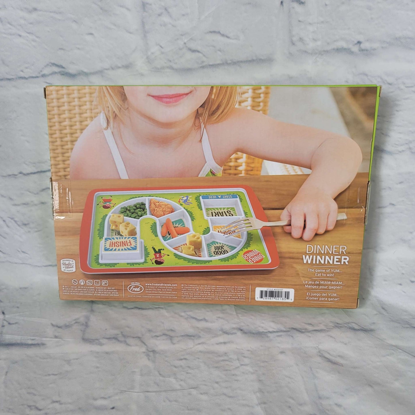 Dinner WInner Divided Plate Tray, 3yrs+, NEW, MSRP $29
