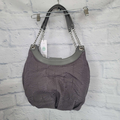 Petunia Pickle Bottom Hobo Diaper Bag, Grey, NEW