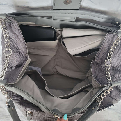 Petunia Pickle Bottom Hobo Diaper Bag, Grey, NEW