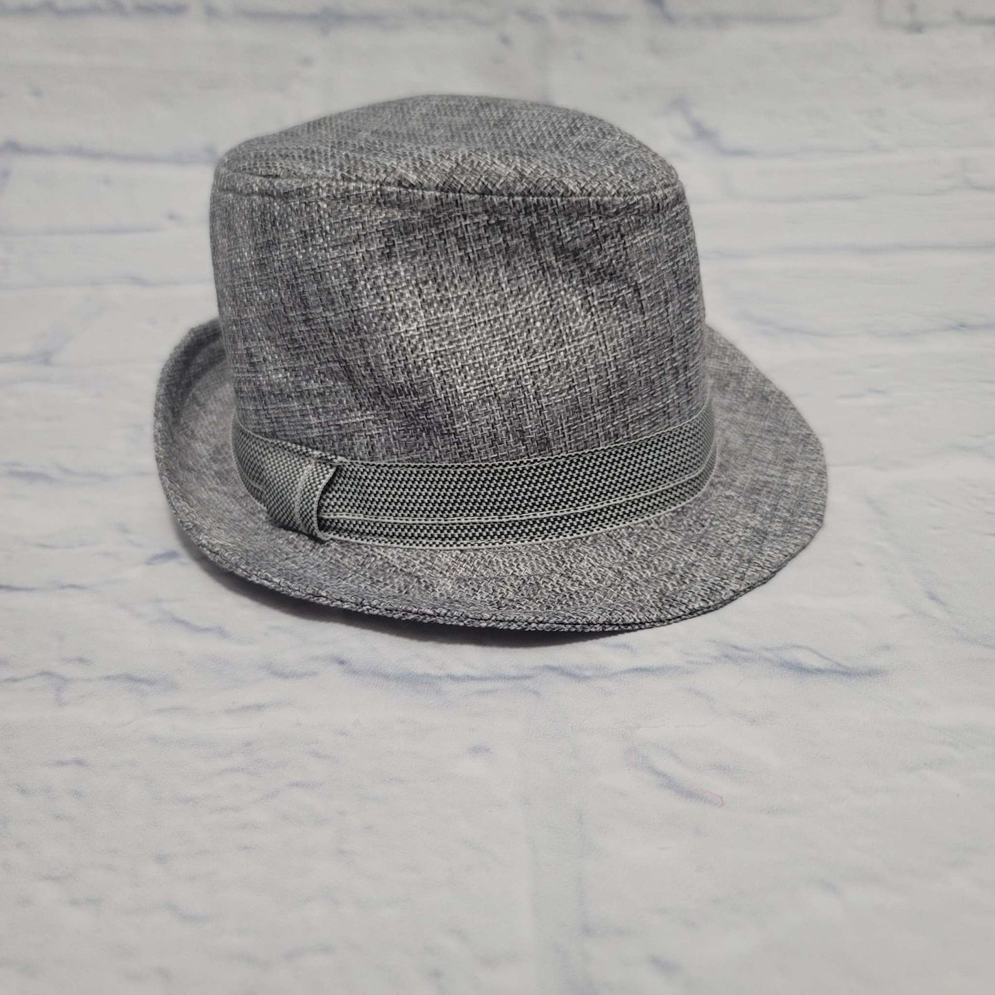 Fedora Hat, Grey, EUC