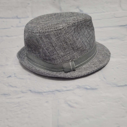 Fedora Hat, Grey, EUC