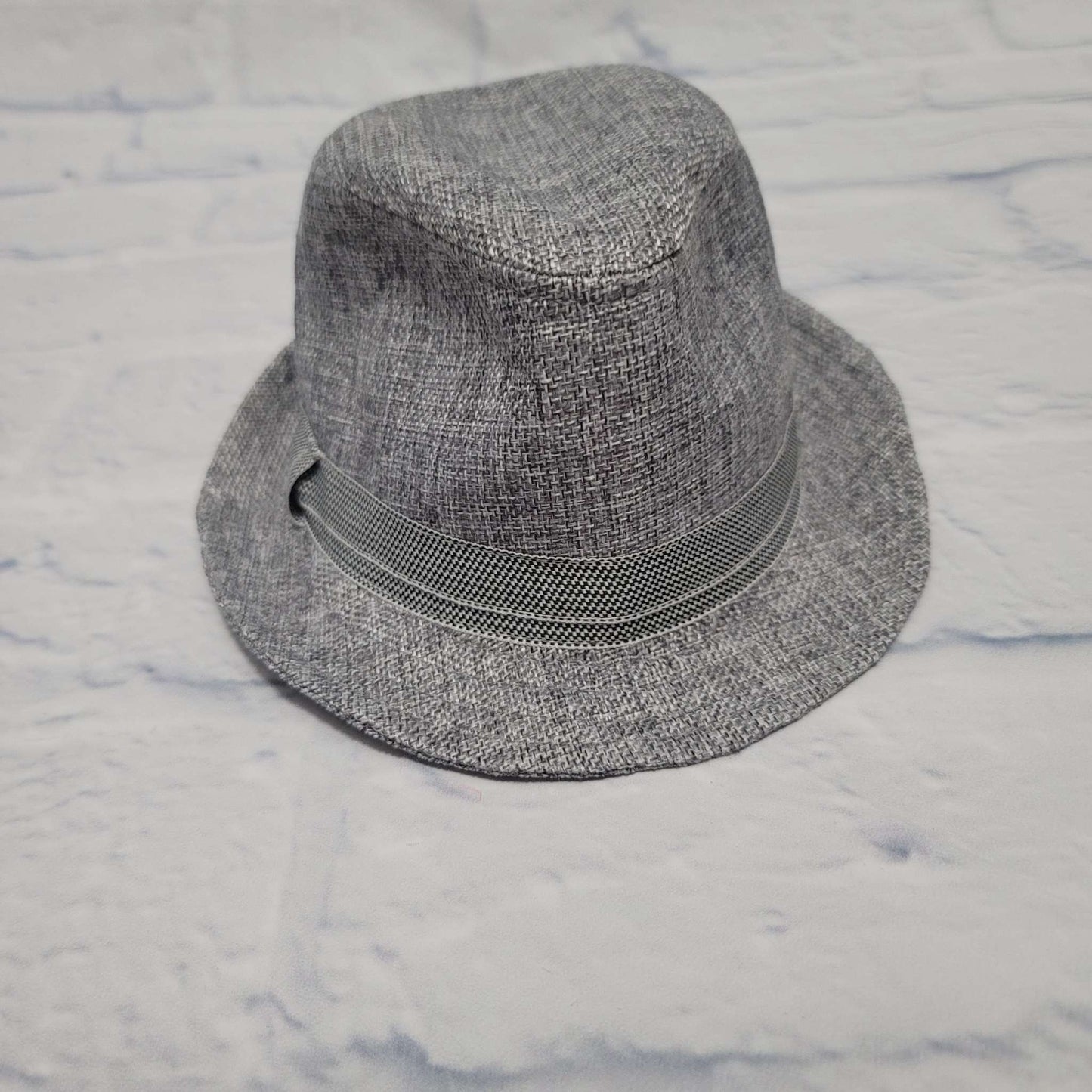 Fedora Hat, Grey, EUC