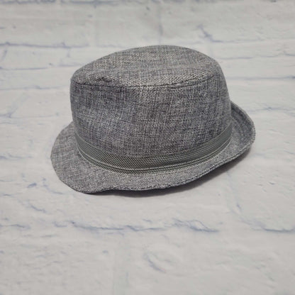 Fedora Hat, Grey, EUC