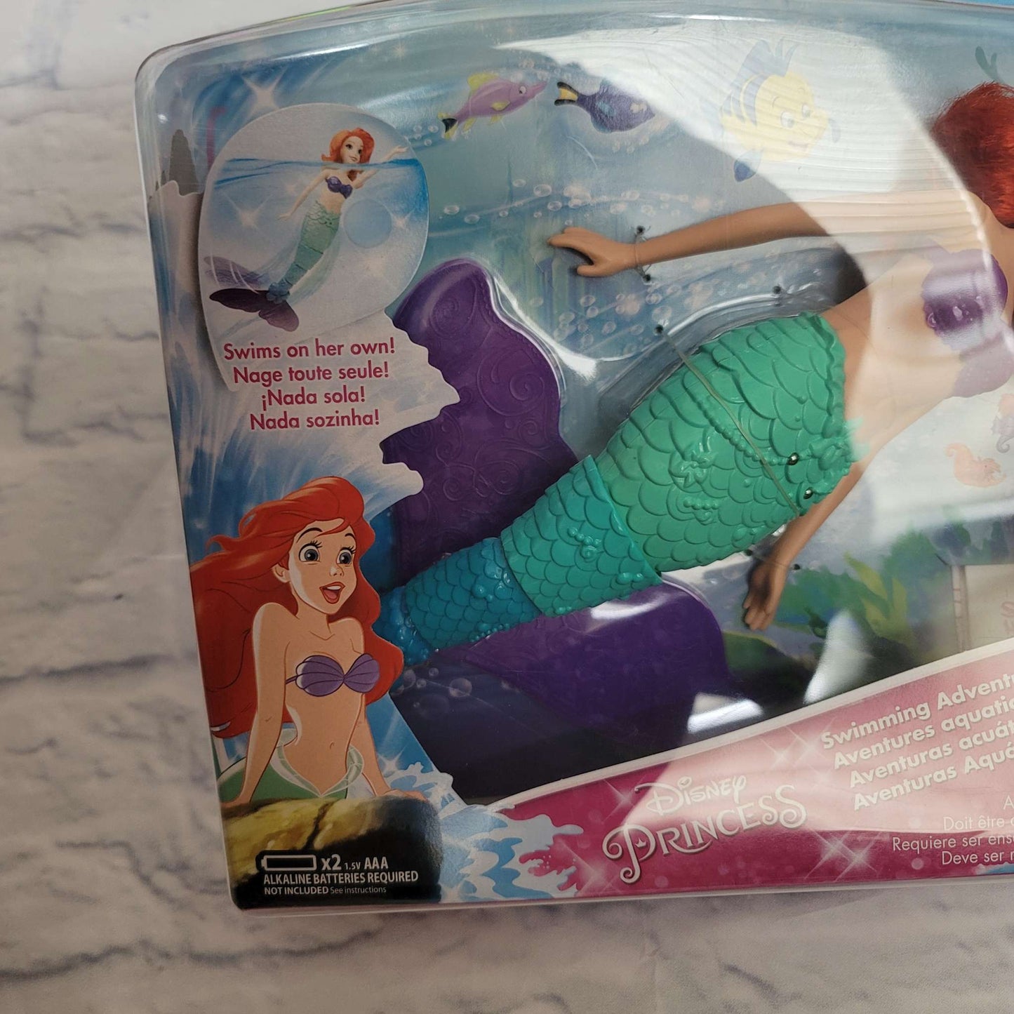 Disney Ariel Princess Swimming Adventures, NEW