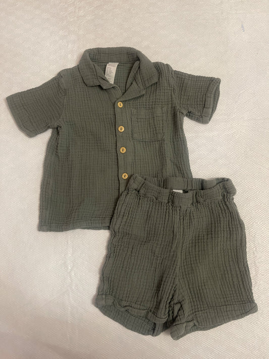 Lightweight Shirt & Short Set, Kids 3T