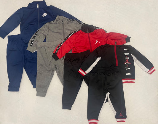 12 Month Nike Jordan Zip Up Sets, Kids 18 Month (12-18M)