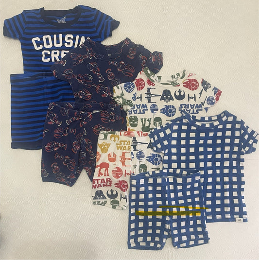 18-24 Month Two Piece Shorts & T-Shirt PJs, Kids 24 Month (18-24M)