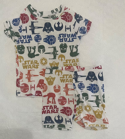 18-24 Month Two Piece Shorts & T-Shirt PJs, Kids 24 Month (18-24M)