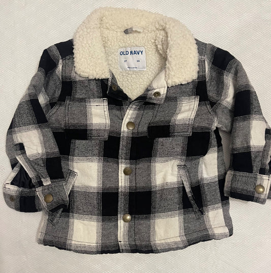 2T Plaid Sherpa Jacket, Kids 2T