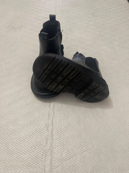 5C Open Edit Black Boots, Shoes 5 (Walkers:12-24 mth)