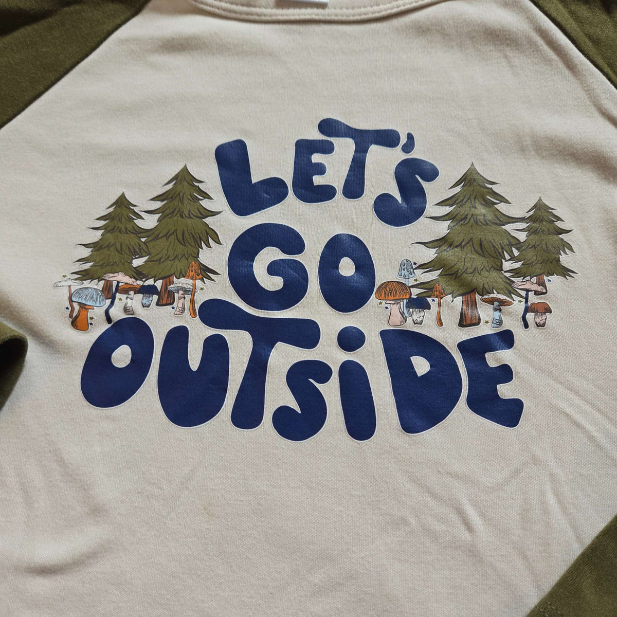 Little & Lively 5/5 Let's Go Outside Long Sleeve Shirt, Kids 6/6X