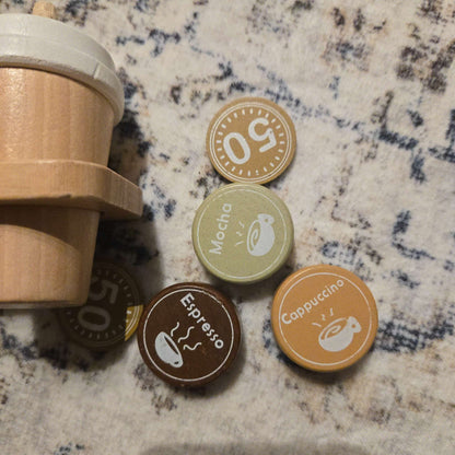Coco village wooden espresso machine