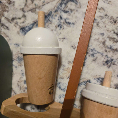 Coco village wooden espresso machine