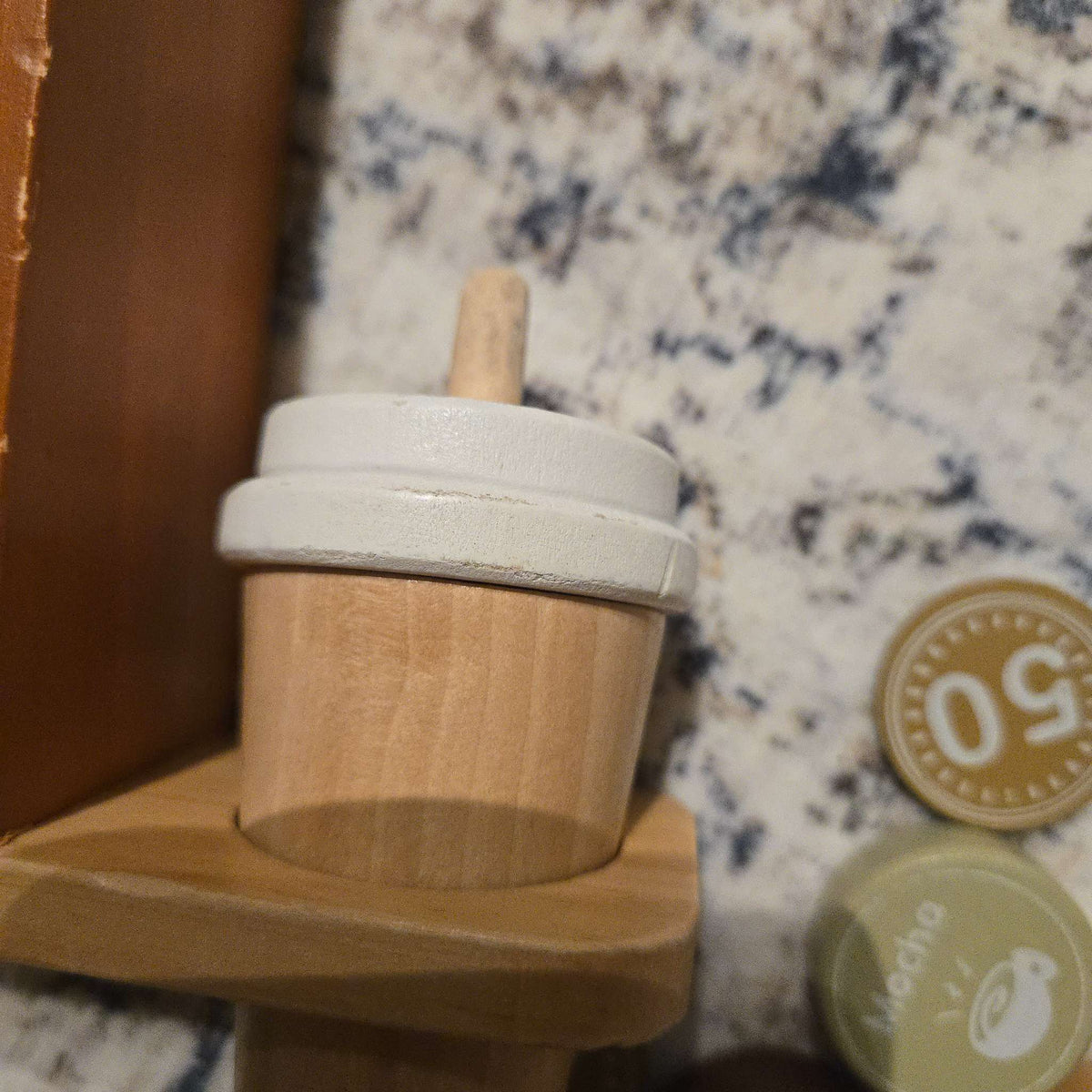 Coco village wooden espresso machine