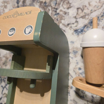 Coco village wooden espresso machine
