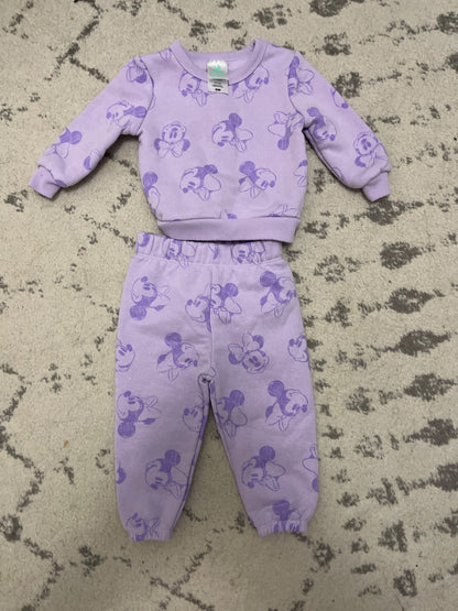Minnie mouse track suit - size 6 months , Kids 6 Month (3-6M)