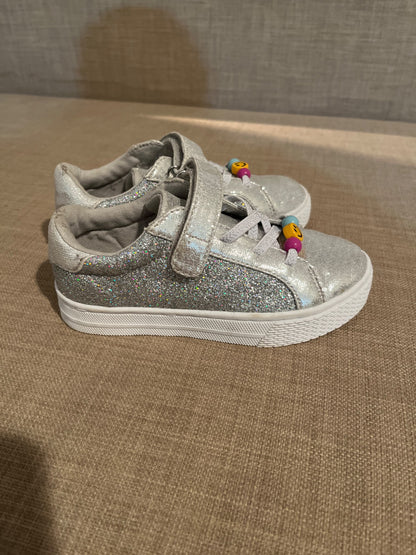 Sparkling running shoes (size 10) , Shoes 10 (Toddler:2-4yr)