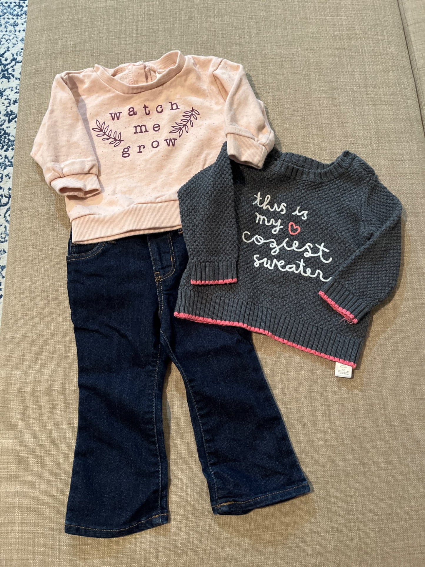 Fall/winter sweater and jeans bundle
