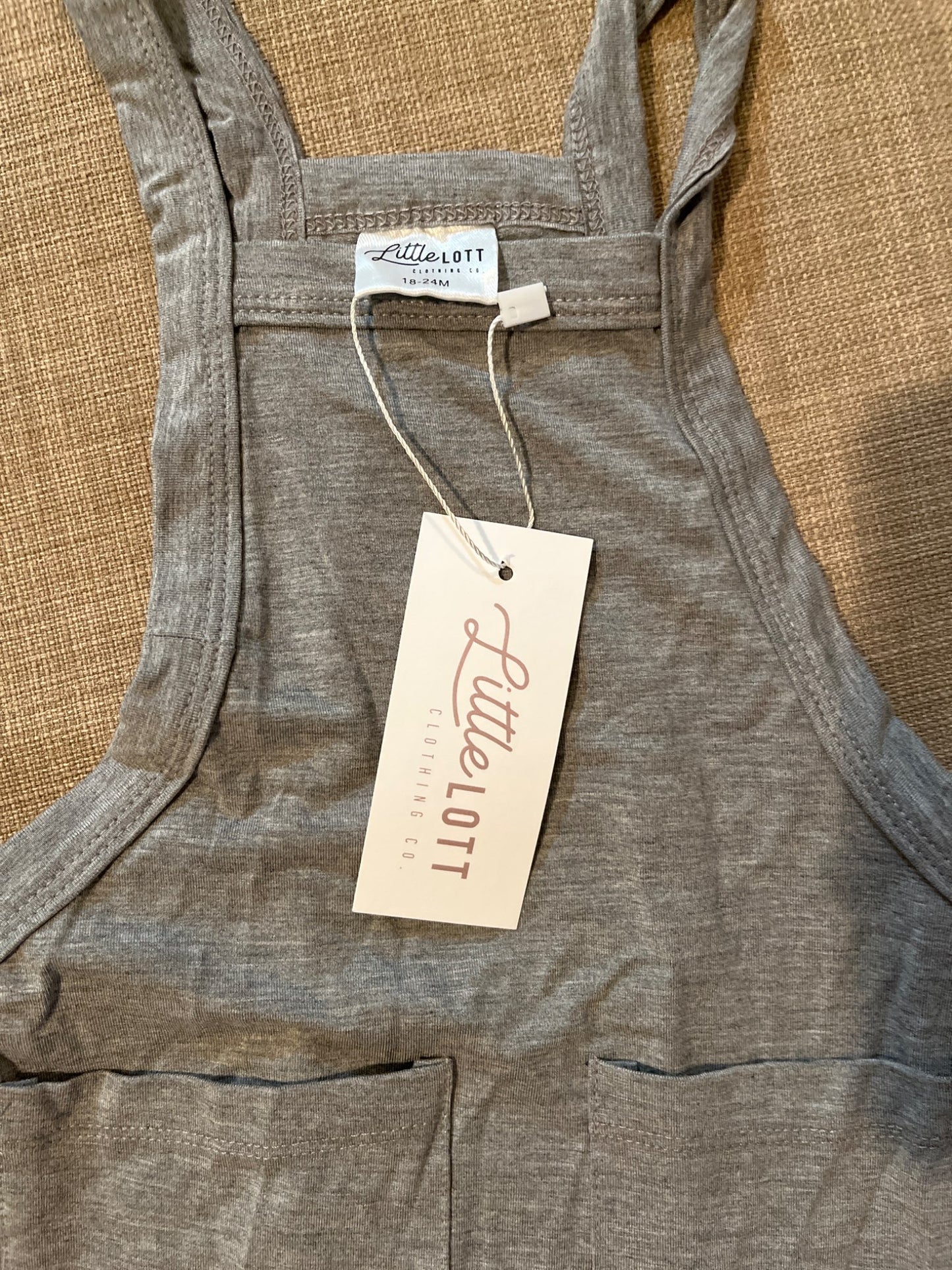 Little Lott (Small Shop) Bamboo Overalls, Kids 24 Month (18-24M)