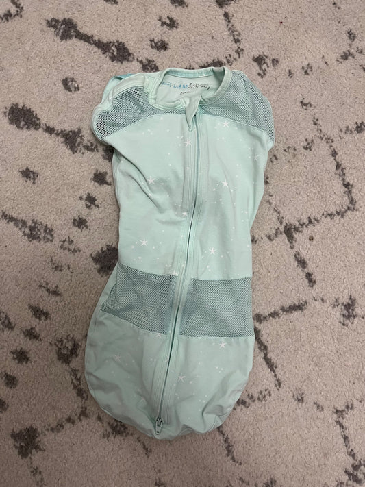 Happiest Baby Sleepea Swaddle - Small, Green, 0-3 Months (Newborn)