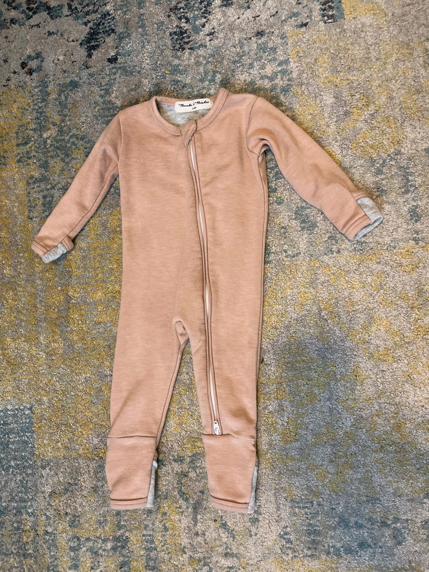 Bambi and Birdie “warm” brown sleeper , Kids 6 Month (3-6M)