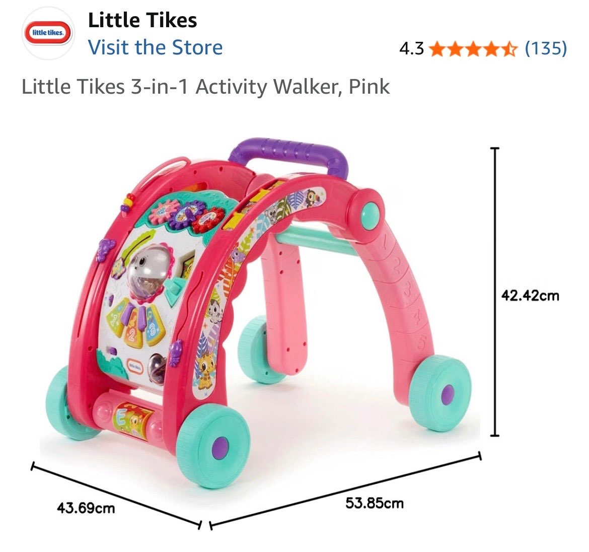 Little Tikes 3 in 1 Activity Walker