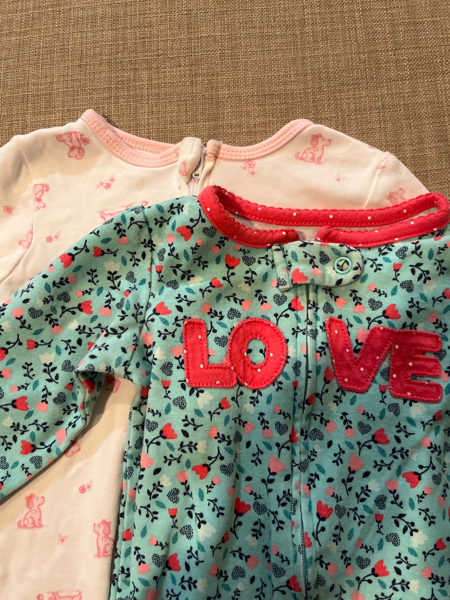 3 pack of sleepers size 3-6 months , Kids 6 Month (3-6M)