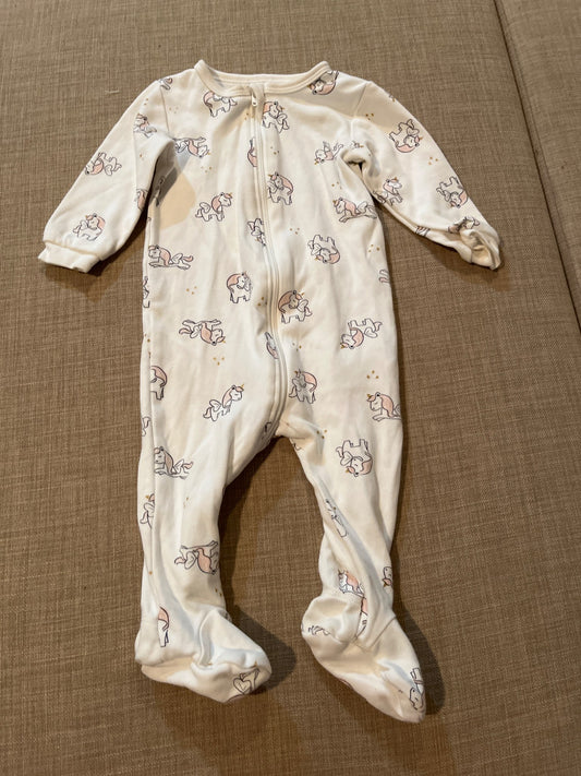 Petit Lem Unicorn Sleeper , Kids 9 Month (6-9M)